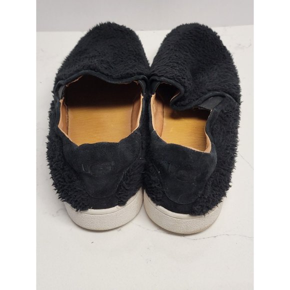 UGG Australia Ricci Women Size 9.5 Comfort Slip-On Sneaker Plush Black - Picture 2 of 12